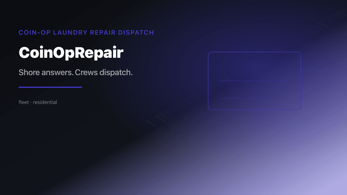 Coin Op Repair Dispatch preview