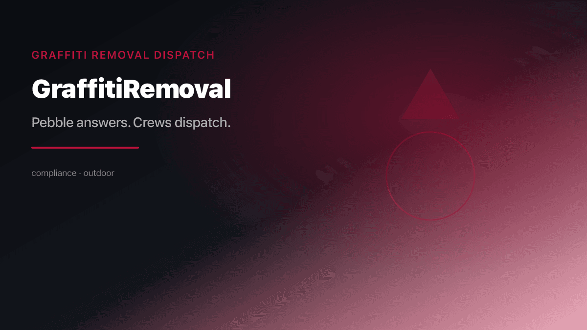 Graffiti Removal Dispatch preview