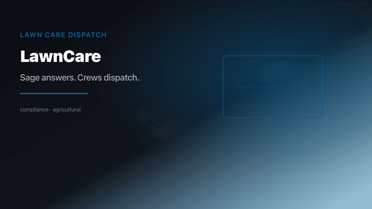 Lawn Care Dispatch preview