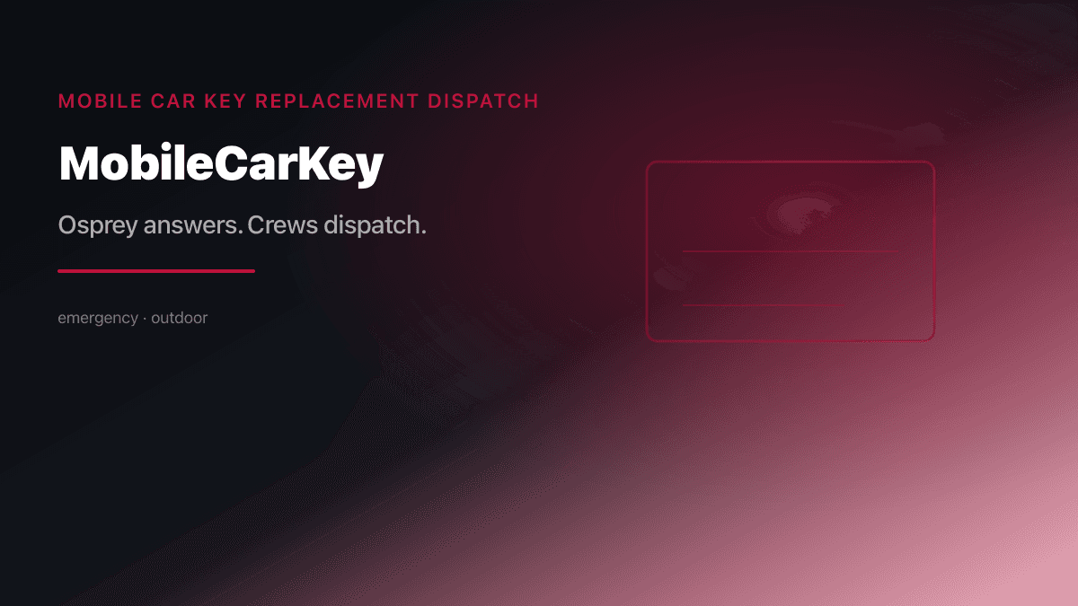Mobile Car Key Dispatch preview