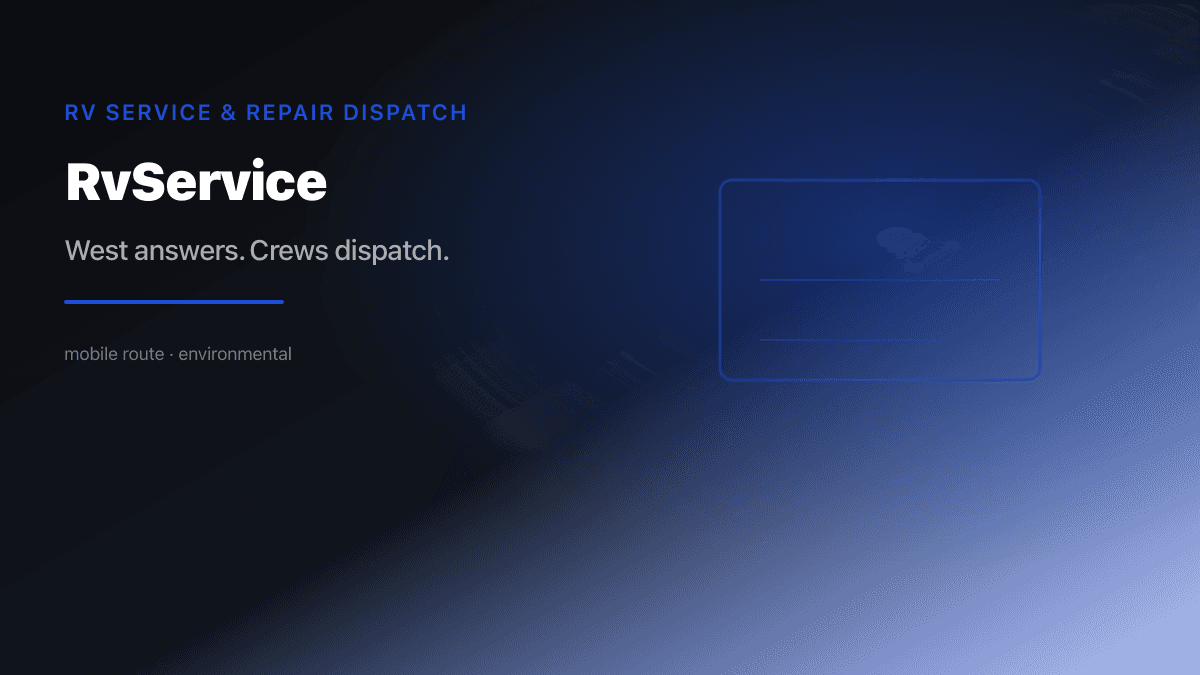 Rv Service Dispatch preview